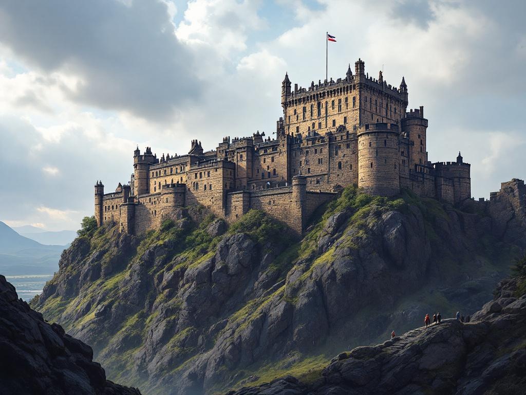 Visiting Edinburgh Castle in Scotland